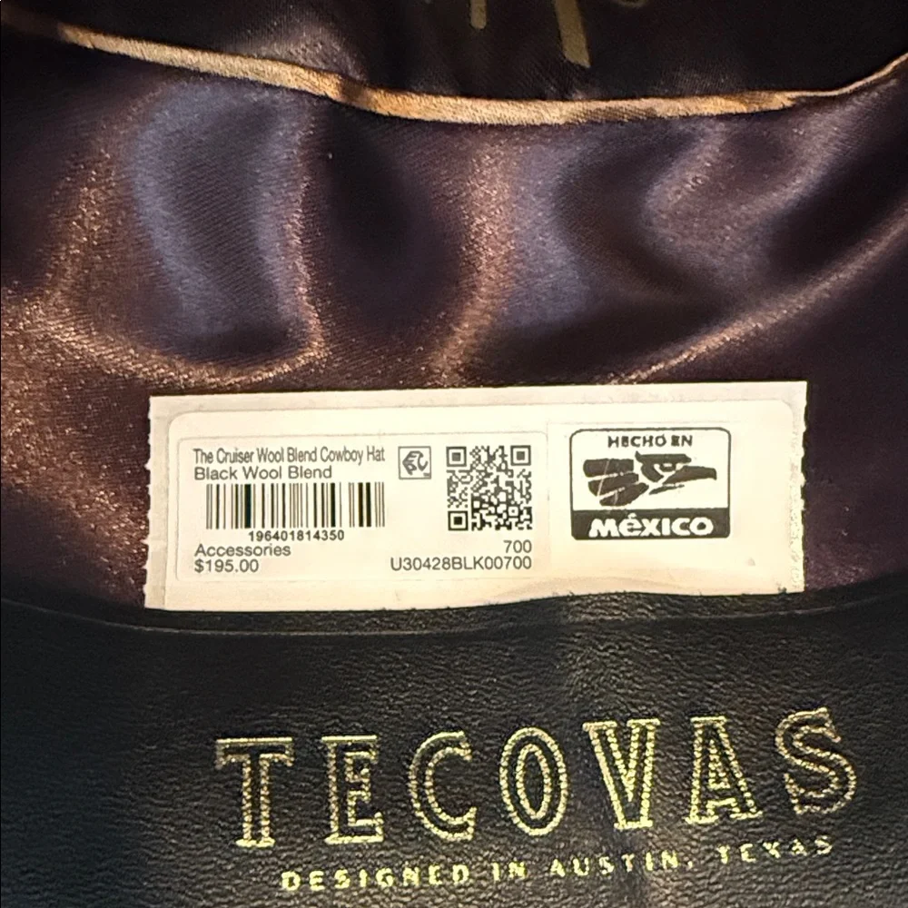 Tecovas THE CRUISER WOOL BLEND COWBOY HAT WOOL BLEND - Picture 3 of 5